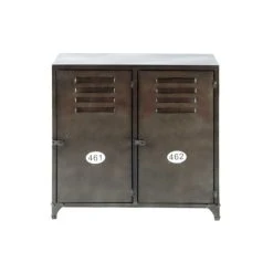 Maisons Du Monde Buffet Industriel 2 Portes En Métal