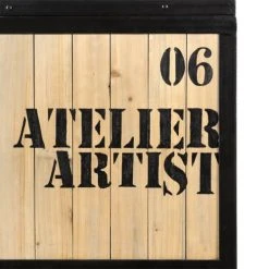 Maisons Du Monde Buffet Industriel En Métal Noir Et Bois De Sapin -Boutique Maisons du Monde buffet industriel en metal noir et bois de sapin 1000 9 15 110305 5