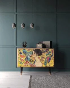Alternative view of Storyz Buffet Jaune 2 Tiroirs Et 2 Portes L 115 Cm