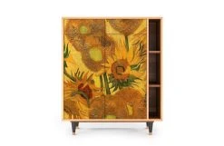 Storyz Buffet Jaune 2 Tiroirs Et 2 Portes L 94 Cm