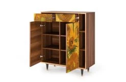 Storyz Buffet Jaune 2 Tiroirs Et 2 Portes L 94 Cm -Boutique Maisons du Monde buffet jaune 2 tiroirs et 2 portes l 94 cm 5
