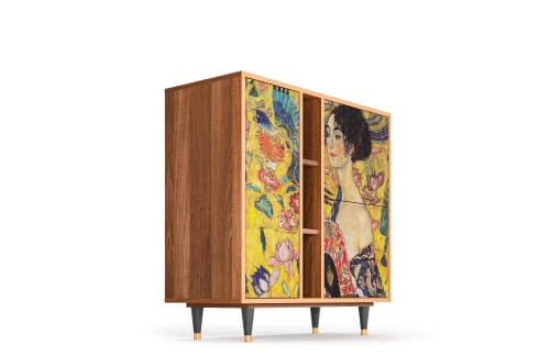 Storyz Buffet Jaune 3 Portes L 94 Cm 4 Storyz Buffet Jaune 3 Portes L 94 Cm – Image 4
