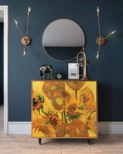 Alternative view of Storyz Buffet Jaune 4 Portes L 94 Cm