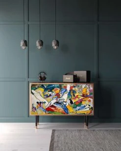 Alternative view of Storyz Buffet Multicolore 2 Tiroirs Et 2 Portes L 115 Cm