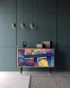 Alternative view of Storyz Buffet Multicolore 2 Tiroirs Et 2 Portes L 115 Cm
