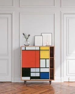 Alternative view of Storyz Buffet Multicolore 2 Tiroirs Et 2 Portes L 94 Cm
