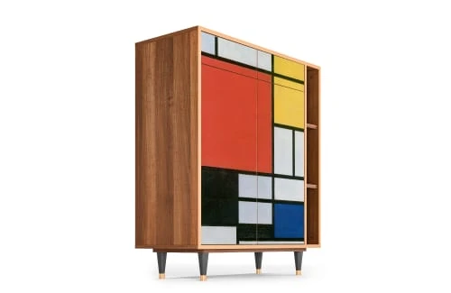 Storyz Buffet Multicolore 2 Tiroirs Et 2 Portes L 94 Cm 4 Storyz Buffet Multicolore 2 Tiroirs Et 2 Portes L 94 Cm – Image 4