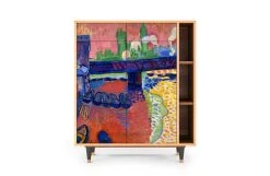 Storyz Buffet Multicolore 2 Tiroirs Et 2 Portes L 94 Cm