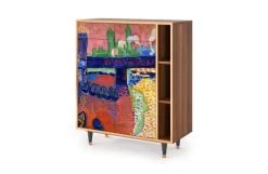 Storyz Buffet Multicolore 2 Tiroirs Et 2 Portes L 94 Cm -Boutique Maisons du Monde buffet multicolore 2 tiroirs et 2 portes l 94 cm 38