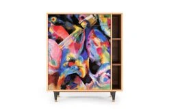 Storyz Buffet Multicolore 2 Tiroirs Et 2 Portes L 94 Cm