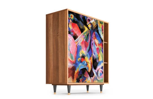 Storyz Buffet Multicolore 2 Tiroirs Et 2 Portes L 94 Cm 4 Storyz Buffet Multicolore 2 Tiroirs Et 2 Portes L 94 Cm – Image 4