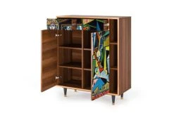 Storyz Buffet Multicolore 2 Tiroirs Et 2 Portes L 94 Cm 11 Storyz Buffet Multicolore 2 Tiroirs Et 2 Portes L 94 Cm -Boutique Maisons du Monde buffet multicolore 2 tiroirs et 2 portes l 94 cm 5