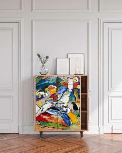 Alternative view of Storyz Buffet Multicolore 2 Tiroirs Et 2 Portes L 94 Cm