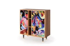Storyz Buffet Multicolore 3 Portes L 94 Cm 8 Storyz Buffet Multicolore 3 Portes L 94 Cm -Boutique Maisons du Monde buffet multicolore 3 portes l 94 cm 2