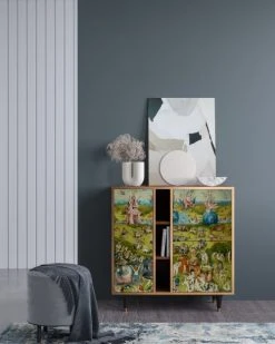 Alternative view of Storyz Buffet Multicolore 3 Portes L 94 Cm