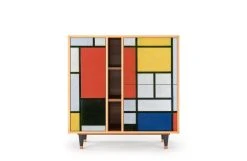 Boutique Maisons du Monde 30 Storyz Buffet Multicolore 3 Portes L 94 Cm