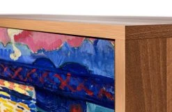 Storyz Buffet Multicolore 3 Tiroirs Et 1 Porte L 115 Cm -Boutique Maisons du Monde buffet multicolore 3 tiroirs et 1 porte l 115 cm 10