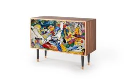 Storyz Buffet Multicolore 3 Tiroirs Et 1 Porte L 115 Cm -Boutique Maisons du Monde buffet multicolore 3 tiroirs et 1 porte l 115 cm 14