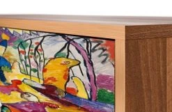 Storyz Buffet Multicolore 3 Tiroirs Et 1 Porte L 115 Cm -Boutique Maisons du Monde buffet multicolore 3 tiroirs et 1 porte l 115 cm 16