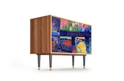 Storyz Buffet Multicolore 3 Tiroirs Et 1 Porte L 115 Cm -Boutique Maisons du Monde buffet multicolore 3 tiroirs et 1 porte l 115 cm 9