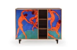 Storyz Buffet Multicolore 3 Tiroirs Et 1 Porte L 125 Cm