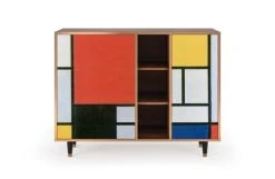 Storyz Buffet Multicolore 3 Tiroirs Et 1 Porte L 125 Cm