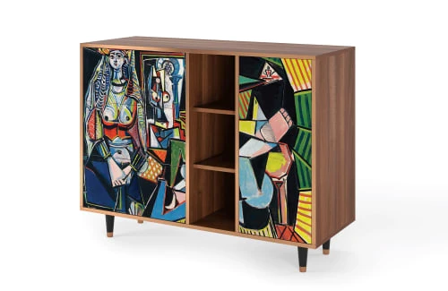 Storyz Buffet Multicolore 3 Tiroirs Et 1 Porte L 125 Cm 3 Storyz Buffet Multicolore 3 Tiroirs Et 1 Porte L 125 Cm – Image 3