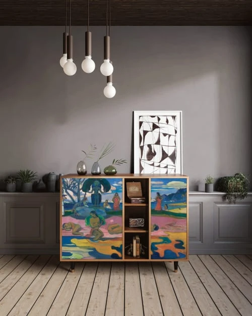 Storyz Buffet Multicolore 3 Tiroirs Et 1 Porte L 125 Cm 2 Storyz Buffet Multicolore 3 Tiroirs Et 1 Porte L 125 Cm – Image 2