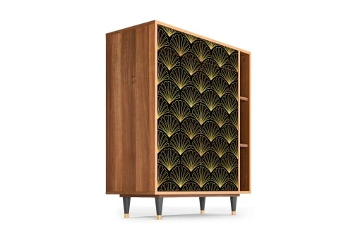 Storyz Buffet Noir 2 Tiroirs Et 2 Portes L 94 Cm 4 Storyz Buffet Noir 2 Tiroirs Et 2 Portes L 94 Cm – Image 4
