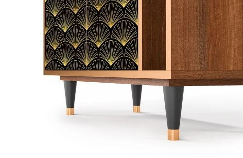 Storyz Buffet Noir 2 Tiroirs Et 2 Portes L 94 Cm 5 Storyz Buffet Noir 2 Tiroirs Et 2 Portes L 94 Cm – Image 5