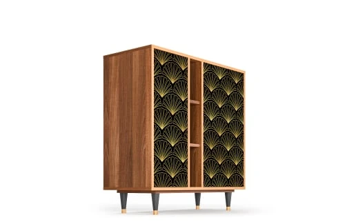 Storyz Buffet Noir 3 Portes L 94 Cm 4 Storyz Buffet Noir 3 Portes L 94 Cm – Image 4