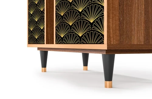 Storyz Buffet Noir 3 Portes L 94 Cm 5 Storyz Buffet Noir 3 Portes L 94 Cm – Image 5