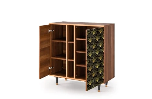 Storyz Buffet Noir 3 Portes L 94 Cm 6 Storyz Buffet Noir 3 Portes L 94 Cm – Image 6