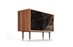 Storyz Buffet Noir 3 Tiroirs Et 1 Porte L 115 Cm -Boutique Maisons du Monde buffet noir 3 tiroirs et 1 porte l 115 cm 3