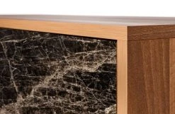 Storyz Buffet Noir 3 Tiroirs Et 1 Porte L 115 Cm -Boutique Maisons du Monde buffet noir 3 tiroirs et 1 porte l 115 cm 4