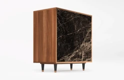 Storyz Buffet Noir 4 Portes L 94 Cm -Boutique Maisons du Monde buffet noir 4 portes l 94 cm 1