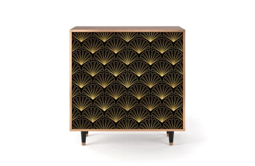 Storyz Buffet Noir 4 Portes L 94 Cm 1 Storyz Buffet Noir 4 Portes L 94 Cm
