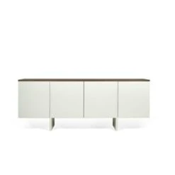 TEMAHOME Buffet Placage Noyer Et Blanc Laqué 8 TEMAHOME Buffet Placage Noyer Et Blanc Laqué -Boutique Maisons du Monde buffet placage noyer et blanc laque edge