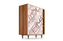 Storyz Buffet Rose Clair 2 Tiroirs Et 2 Portes L 94 Cm -Boutique Maisons du Monde buffet rose clair 2 tiroirs et 2 portes l 94 cm 3