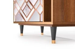 Storyz Buffet Rose Clair 2 Tiroirs Et 2 Portes L 94 Cm -Boutique Maisons du Monde buffet rose clair 2 tiroirs et 2 portes l 94 cm 4