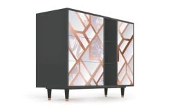 Storyz Buffet Rose Clair 3 Tiroirs Et 1 Porte L 125 Cm -Boutique Maisons du Monde buffet rose clair 3 tiroirs et 1 porte l 125 cm 3