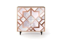 Storyz Buffet Rose Clair 4 Portes L 94 Cm