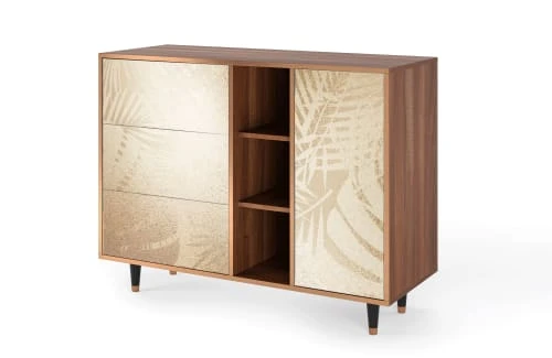 Storyz Buffet Sable 3 Tiroirs Et 1 Porte L 125 Cm 3 Storyz Buffet Sable 3 Tiroirs Et 1 Porte L 125 Cm – Image 3