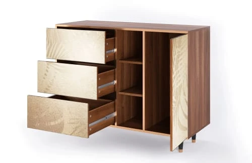 Storyz Buffet Sable 3 Tiroirs Et 1 Porte L 125 Cm 6 Storyz Buffet Sable 3 Tiroirs Et 1 Porte L 125 Cm – Image 6