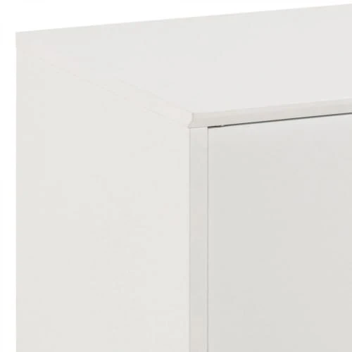 CONCEPT USINE Buffet Scandinave Blanc Avec 2 Placards 6 CONCEPT USINE Buffet Scandinave Blanc Avec 2 Placards – Image 6