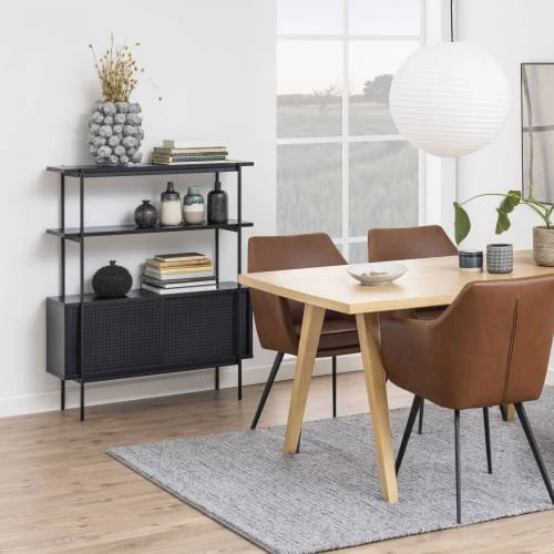 Oviala Buffet Style Industriel Noir 4 Oviala Buffet Style Industriel Noir – Image 4