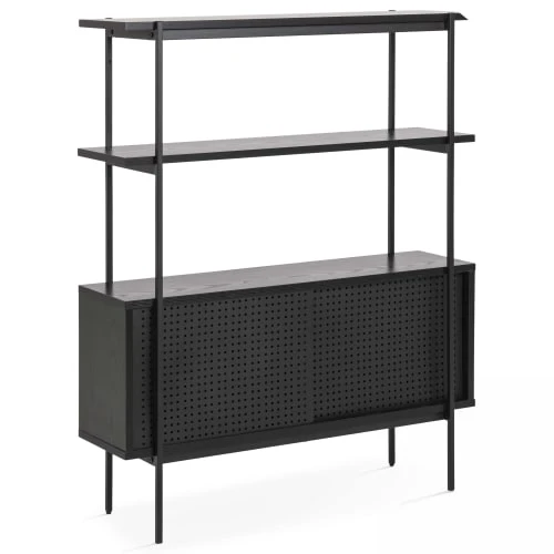 Oviala Buffet Style Industriel Noir 1 Oviala Buffet Style Industriel Noir