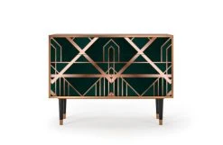 Storyz Buffet Vert 2 Tiroirs Et 2 Portes L 115 Cm