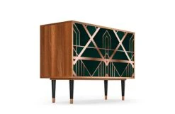 Storyz Buffet Vert 2 Tiroirs Et 2 Portes L 115 Cm -Boutique Maisons du Monde buffet vert 2 tiroirs et 2 portes l 115 cm 3