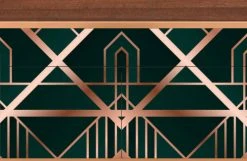 Storyz Buffet Vert 2 Tiroirs Et 2 Portes L 115 Cm -Boutique Maisons du Monde buffet vert 2 tiroirs et 2 portes l 115 cm 4